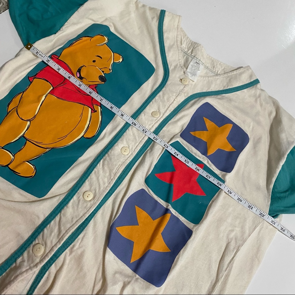 Vintage Disney Winnie The Pooh Jersey Top Large - Picture 6 of 7
